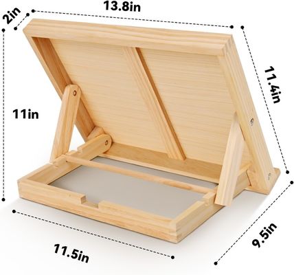 Tiendas de regalos Comprador comercial Caballete de madera ajustable para la pintura