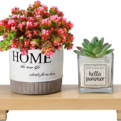 24x13x22cm Trepadora de madera de pino Ideal para decoración del hogar y plantas pequeñas