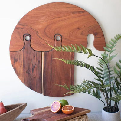 Tabla de cortar verduras de logotipo personalizado en forma personalizada para cocinar en el hogar