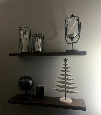 Materiales ecológicos Árbol de Navidad de madera blanqueado moderno para unas vacaciones más verdes