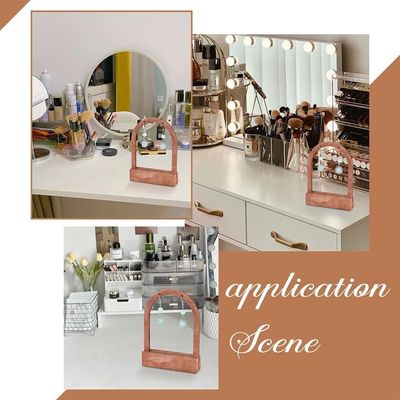 Pedido personalizado Aceptado En forma de arco de madera con base de coco