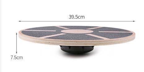 15.55 pulgadas de diámetro de la aptitud no resbaladiza de madera balanza de balanceo con 360 rotación