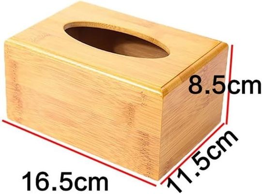 Contenedor de caja de tejido impresa de pantalla de seda para almacenamiento de madera en restaurantes de té