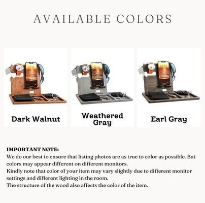 Pedido personalizado Aceptado De color de madera de pino Telefono celular soporte de reloj portador de billetera portador de llaves