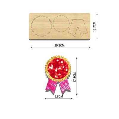 Madera a medida Artesanía artesanal Moldear arco Dichas de corte de madera para color natural o personalizado