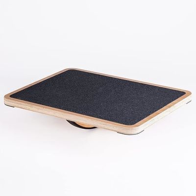Tabla de balance de madera de resistencia del núcleo de rodillos antideslizante personalizada para espacios interiores y exteriores