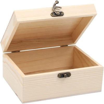 Cajas pequeñas de madera personalizadas para almacenamiento decorativo Ambiental y logotipo personalizado