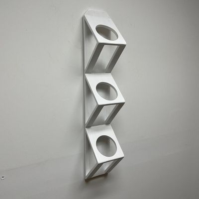 Jardín de suculentas o hierbas Planta de pared de madera en blanco con logotipo personalizado aceptable