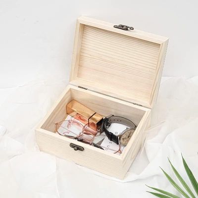 Cajas pequeñas de madera personalizadas para almacenamiento decorativo Ambiental y logotipo personalizado
