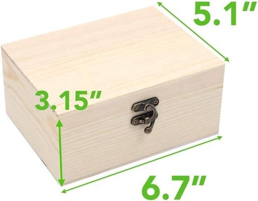 Cajas pequeñas de madera personalizadas para almacenamiento decorativo Ambiental y logotipo personalizado