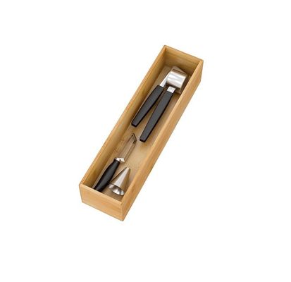 Organizar cubiertos con logotipo personalizado Multi-Debido cajón divisores caja de almacenamiento de madera