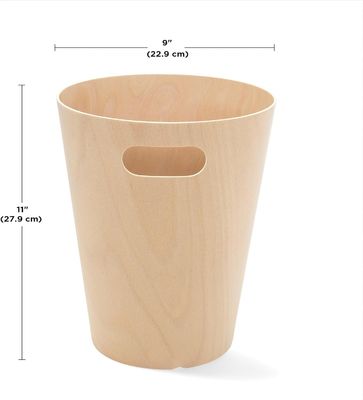 Pequeño servicio rústico personalizado contenedor de basura contenedor de basura para baño dormitorio cocina oficina