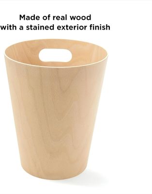 Pequeño servicio rústico personalizado contenedor de basura contenedor de basura para baño dormitorio cocina oficina