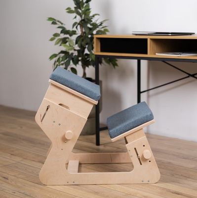 Sala de estar silla de rodillas de madera impresión quemada Regalo ajustable y personalizado