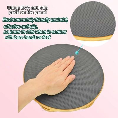 Tabla de equilibrio de madera de estilo rústico de 12 pulgadas tabla de danza anti-deslizante para decoración del hogar