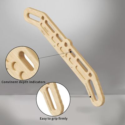Mejorar el agarre del dedo Tema de madera Portable de escalada en roca Hang tabla con función de entrenamiento de suspensión