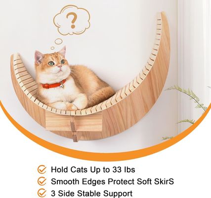 Materiales principales Madera de pino Madera de luna de gato Estante y perchas de gato Estantes de pared Muebles