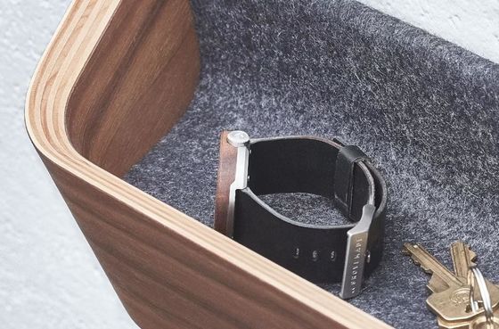 Armazón de archivos de madera de madera de acacia organizador de correos de madera de madera