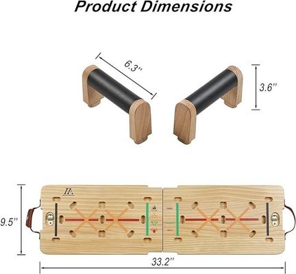 Kit de tablero rústico de madera de interior y exterior con mango para el refuerzo del núcleo