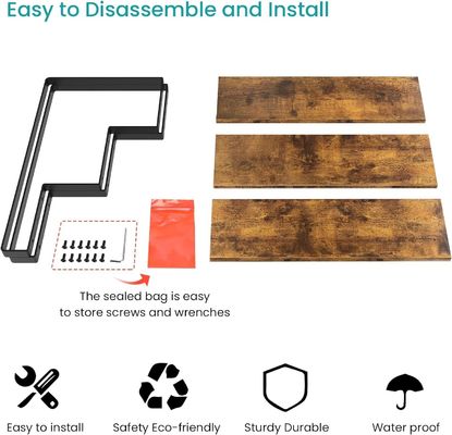 Display de 3 pasos de madera para todas las estaciones de temporada, con montador de montura, para el comercio minorista