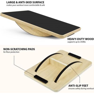 Tabla inclinada de madera de mango personalizado para acondicionamiento físico profesional en Europa Característica regional