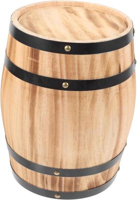 Barril de whisky de madera Caja de barril de madera natural para tofu de miel