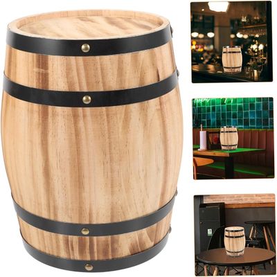 Barril de whisky de madera Caja de barril de madera natural para tofu de miel