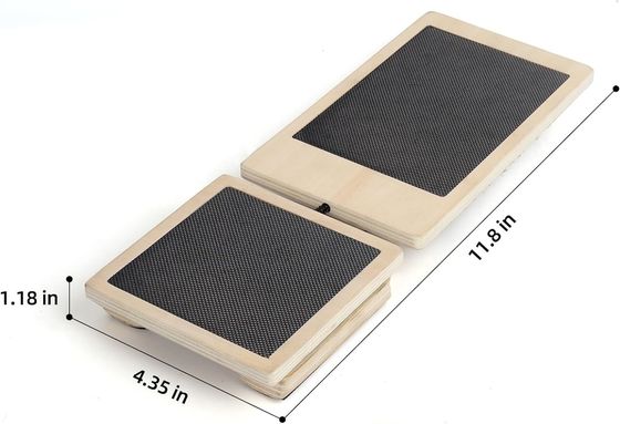 ArtDecor Tabla de madera oscilante antideslizante Exercitador de pie único para entrenamiento de rodilla y tobillo