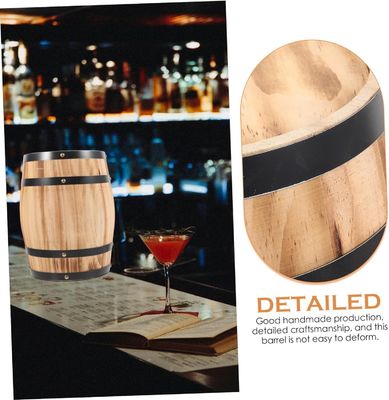 Barril de whisky de madera Caja de barril de madera natural para tofu de miel