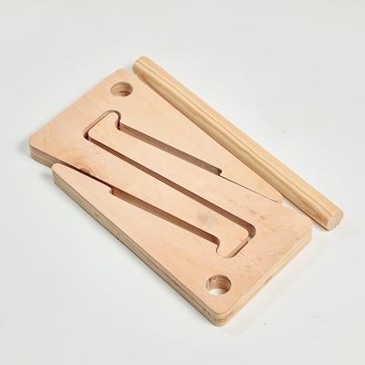 Acceptable OEM/ODM soporte de computadora portátil de madera para Mac Book accesorio de escritorio de espacio de trabajo ergonómico