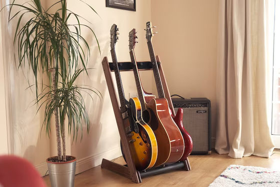 Rack y soporte de pantalla de guitarra de 3 vías personalizables para quemar o según su solicitud