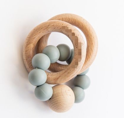 Personalizado Europa Característica regional Cadena de madera con bolas de madera Juguete ideal para niños