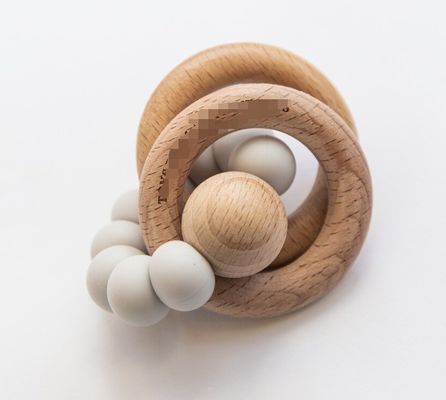 Personalizado Europa Característica regional Cadena de madera con bolas de madera Juguete ideal para niños