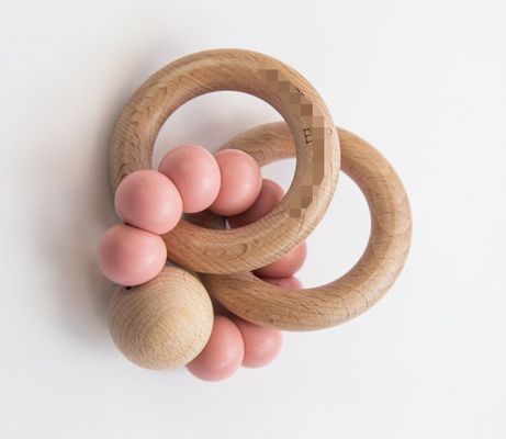 Personalizado Europa Característica regional Cadena de madera con bolas de madera Juguete ideal para niños