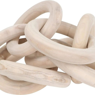 Madera de pino decorativa grande para interiores y exteriores 8 cadena de enlace para estantes técnica personalizada