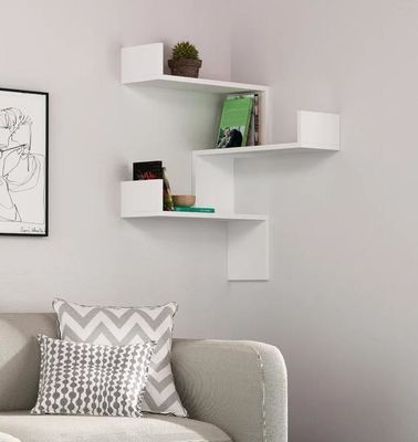 Estante de pared de madera ajustable para logotipo personalizado tamaño mobiliario para el hogar moderno decorativo