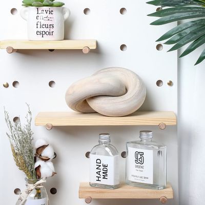 Decoración de cadenas de madera tallada a mano estilo rústico natural para la decoración del salón