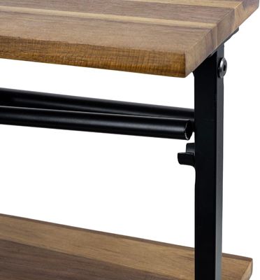 Mejore su cocina con este porta toallas de papel de madera de acacia sólida y estante de exhibición superior