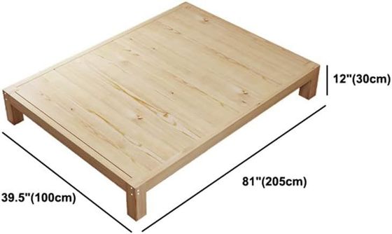 Cuadro de cama de madera estándar con ventaja personalizada