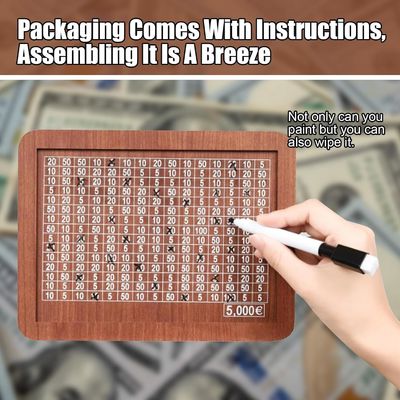 OEM / ODM aceptable ahorro de efectivo de madera ahorro de dinero con color natural y estándares