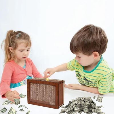 OEM / ODM aceptable ahorro de efectivo de madera ahorro de dinero con color natural y estándares