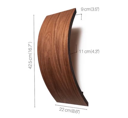 Estante de toallas de madera con logotipo personalizado y diseño multifuncional