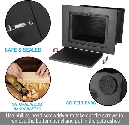 Cuadro fotográfico único Urnas de cremación para cenizas humanas Impresión de serigrafía