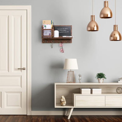 Organizador de correo moderno para la decoración de la entrada del hogar porta llaves multifuncional montado en la pared