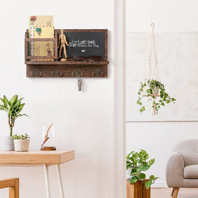 Organizador de correo moderno para la decoración de la entrada del hogar porta llaves multifuncional montado en la pared