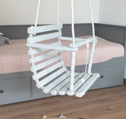 Función de ahorro de espacio Balancín de madera hecha a mano personalizada para exteriores e interiores