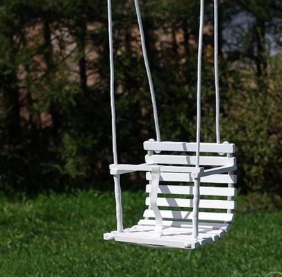 Función de ahorro de espacio Balancín de madera hecha a mano personalizada para exteriores e interiores