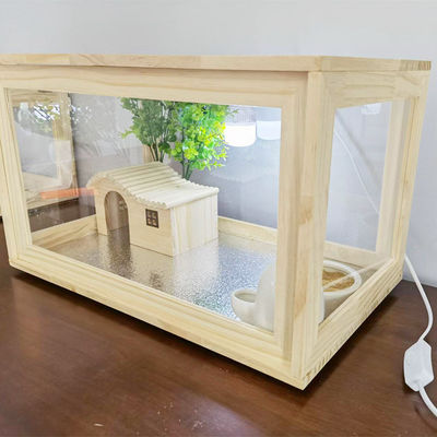 Otros obreros de regalo Popular 50X30X30Cm Jaula de hámster y hábitat Jardín de juegos Rutin Box de alimentación de pollo