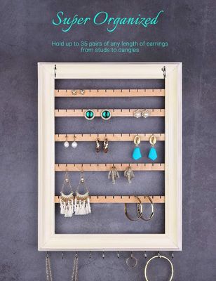 Display de joyería de pared con brazalete Display de collar y bastón