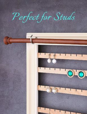 Display de joyería de pared con brazalete Display de collar y bastón